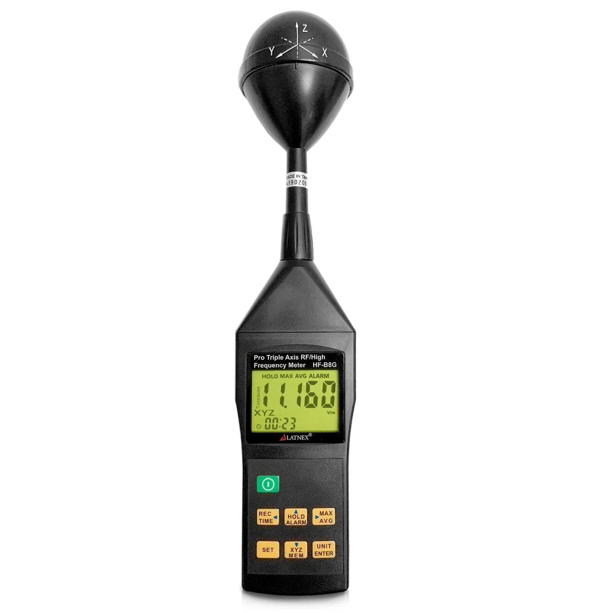 LATNEX HF-B8G Professional Triple Axis RF Meter